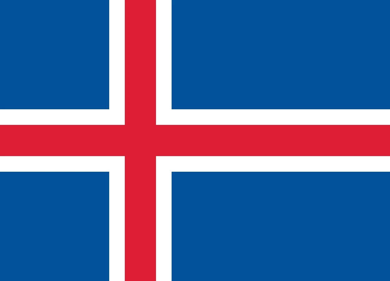 Island Flagge
